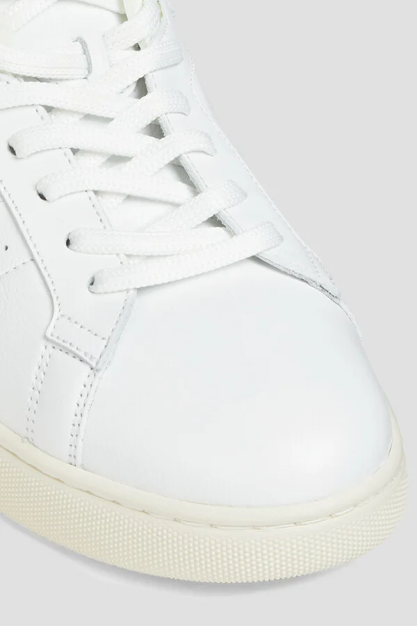 Perforated leather sneakers - Image 4
