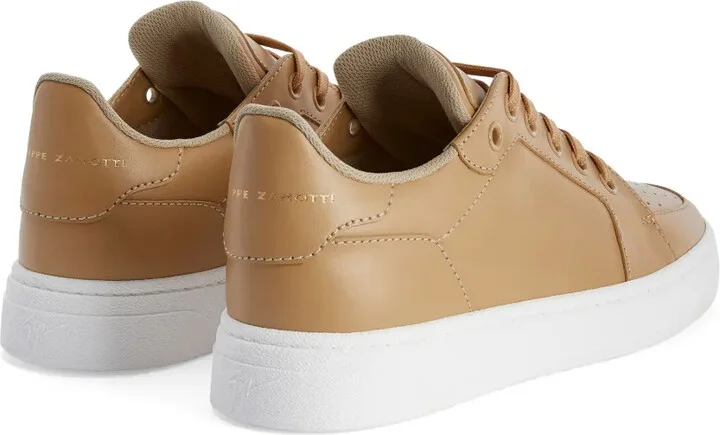 Perforated Leather Sneakers - Image 3