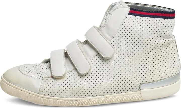 Perforated Leather Sneakers