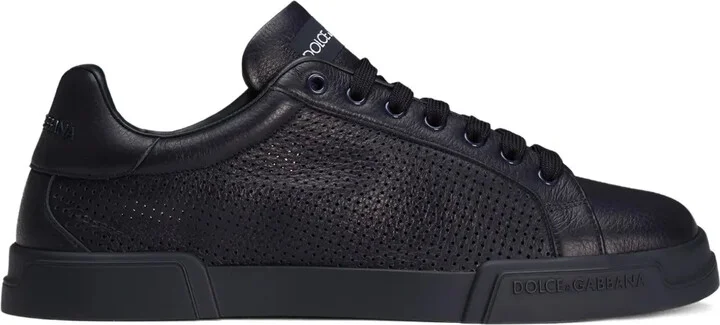 Perforated Leather Sneakers