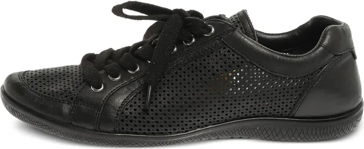 Perforated Leather Sneakers