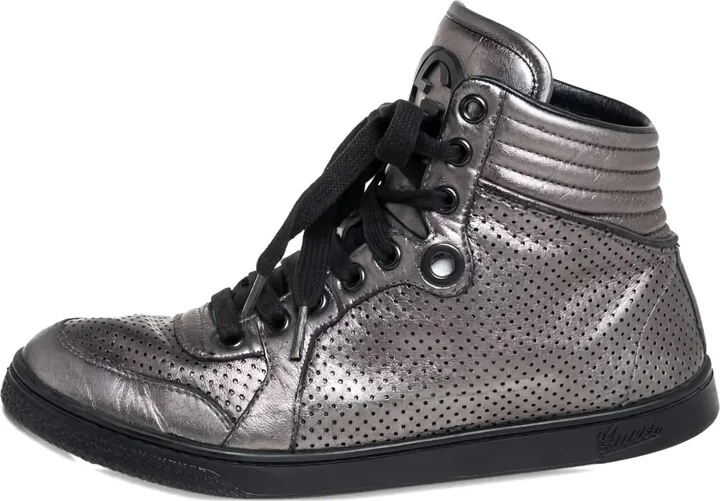 Perforated Leather Sneakers