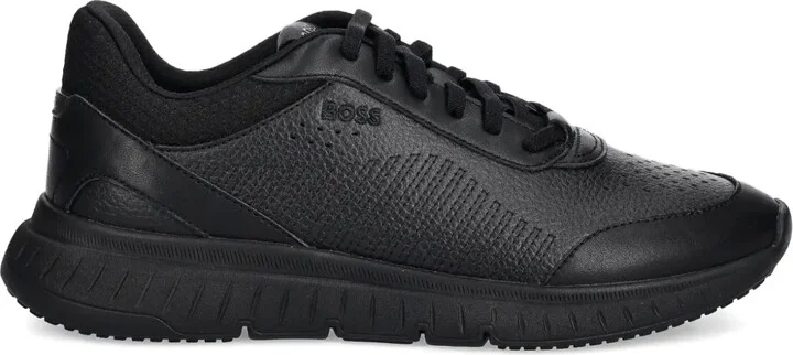 Perforated Leather Sneakers