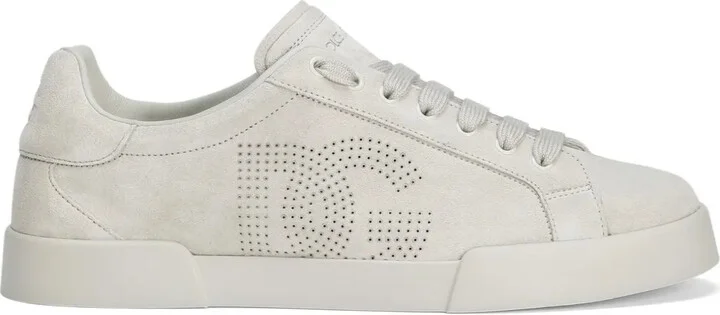 Perforated-Logo Sneakers