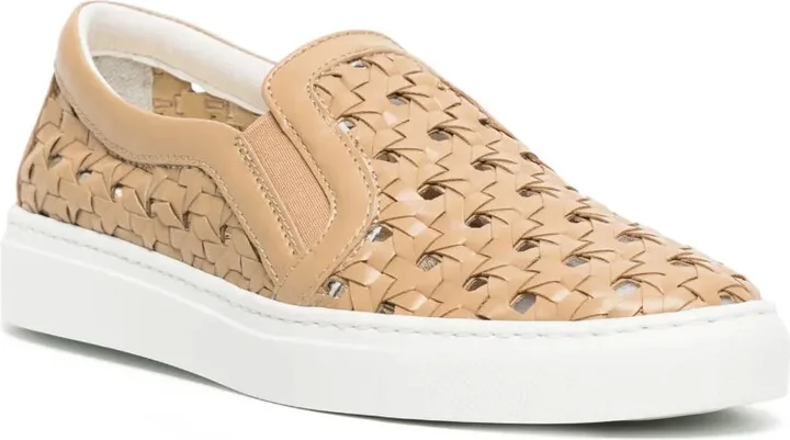 Perforated Low-Top Sneakers - Image 2