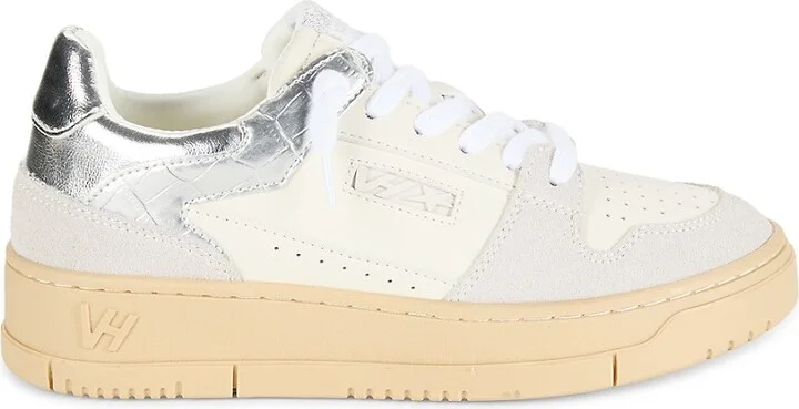 Perforated Low Top Sneakers