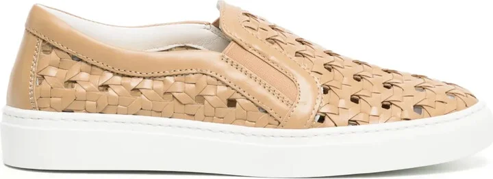 Perforated Low-Top Sneakers
