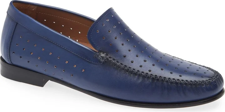 Perforated Moc Toe Loafer