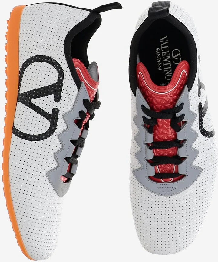 Perforated Nappa Leather Chromathon Sneakers - Image 2