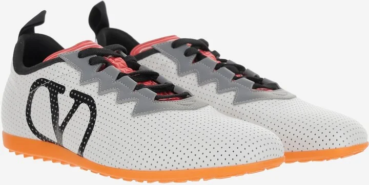 Perforated Nappa Leather Chromathon Sneakers - Image 3