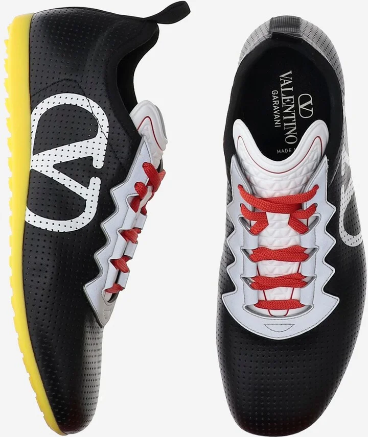 Perforated Nappa Leather Chromathon Sneakers - Image 2