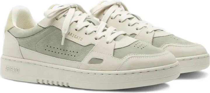 Perforated Panelled Leather Low-Top Sneakers - Image 2