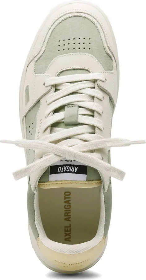 Perforated Panelled Leather Low-Top Sneakers - Image 3