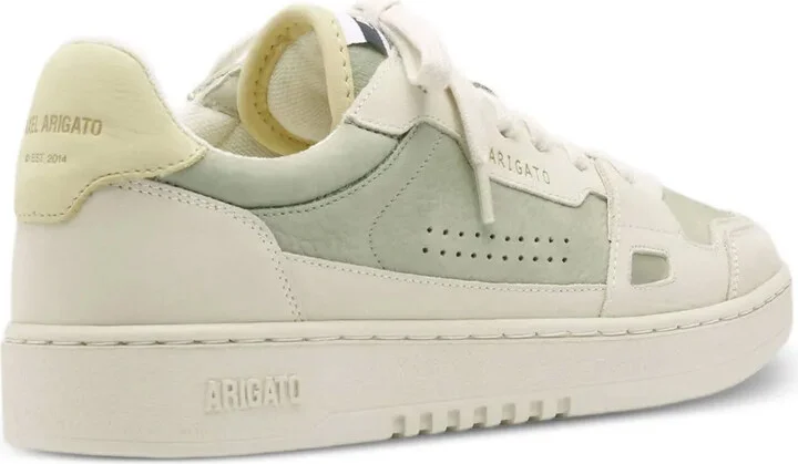 Perforated Panelled Leather Low-Top Sneakers - Image 4