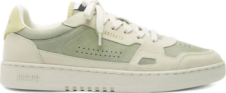 Perforated Panelled Leather Low-Top Sneakers