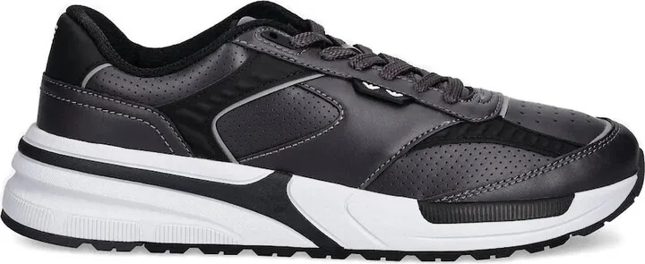 Perforated Panelled Sneakers