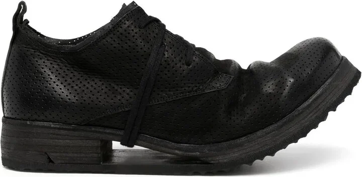 Perforated Soft-Leather Brogues
