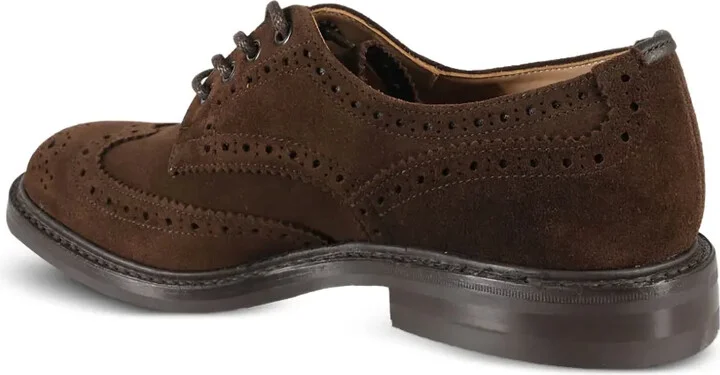 Perforated-Suede Derby Shoes - Image 3