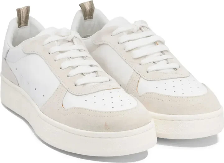 Perforated Suede Leather Trainers - Image 2