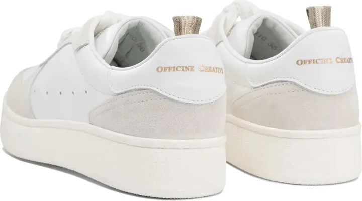 Perforated Suede Leather Trainers - Image 3