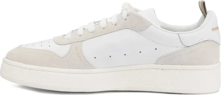 Perforated Suede Leather Trainers