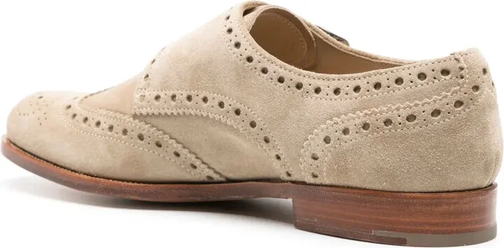 Perforated Suede Monk Shoes - Image 3