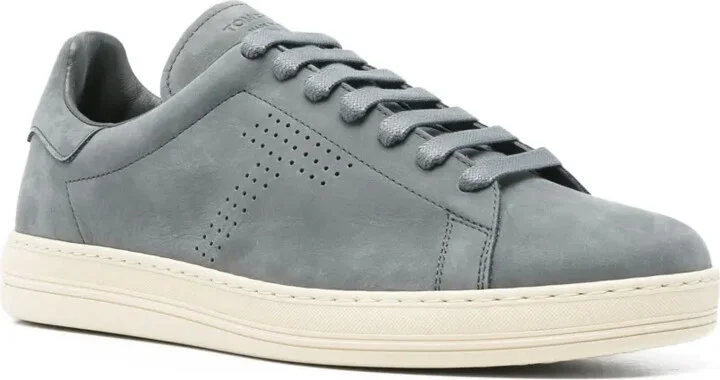 Perforated Suede Sneakers - Image 2