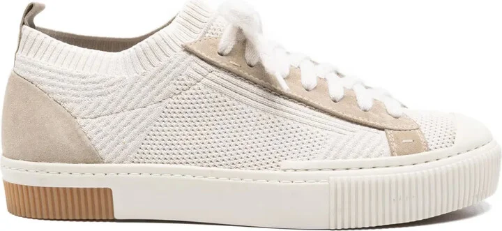 Perforated Suede Trainers