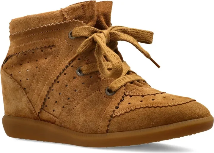 Perforated Wedge Ankle Boots - Image 4