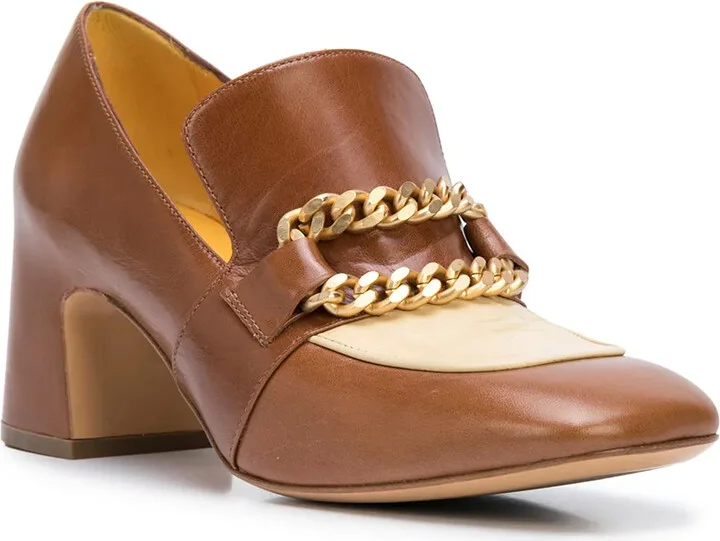 Perla block heel loafers - Image 2