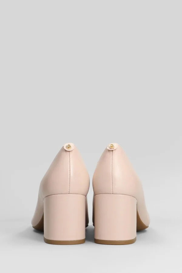 Perla Flex Pump Pumps In Rose-pink Leather - Image 4