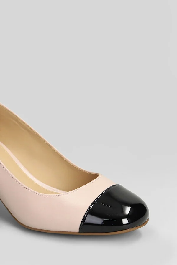 Perla Flex Pump Pumps In Rose-pink Leather - Image 5