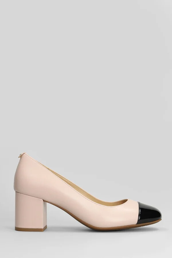 Perla Flex Pump Pumps In Rose-pink Leather