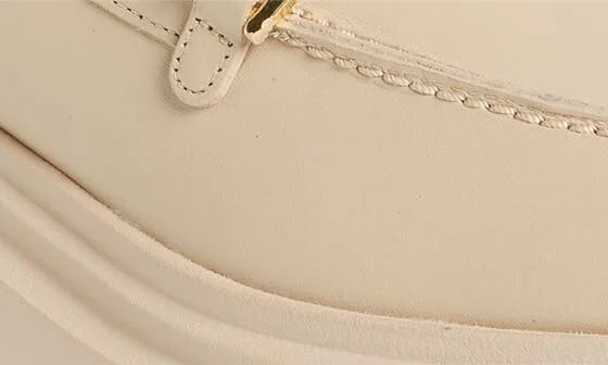 Perla Imitation Pearl Lug Sole Loafer - Image 7