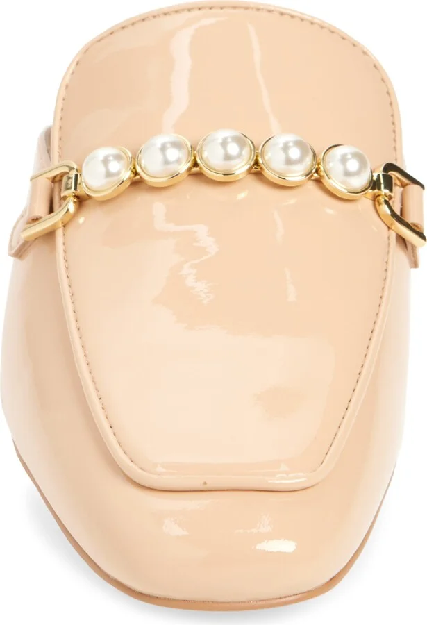 Perla Imitation Pearl Mule - Image 3