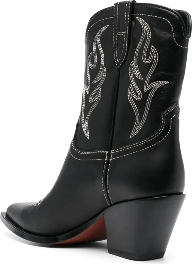 Perla leather ankle boots - Image 3