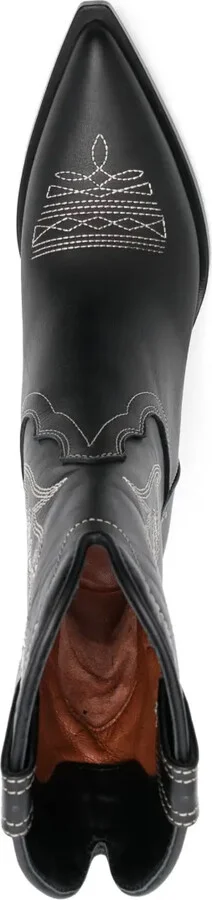 Perla leather ankle boots - Image 4