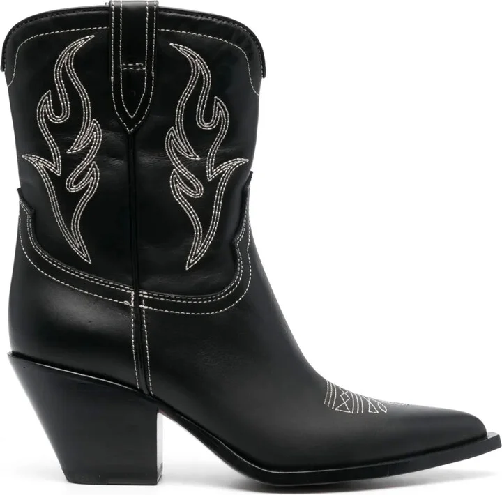 Perla leather ankle boots