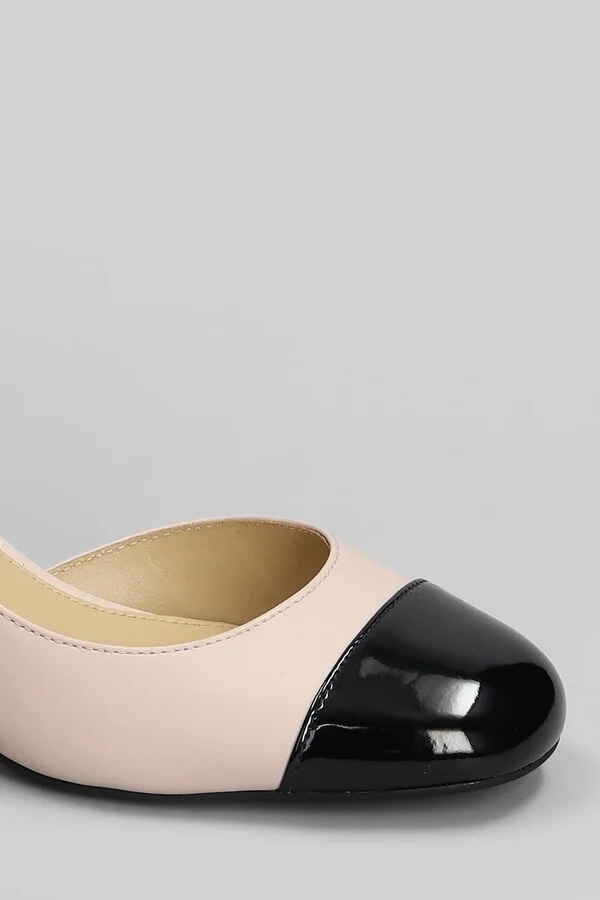 Perla Pumps In Rose-pink Leather - Image 5