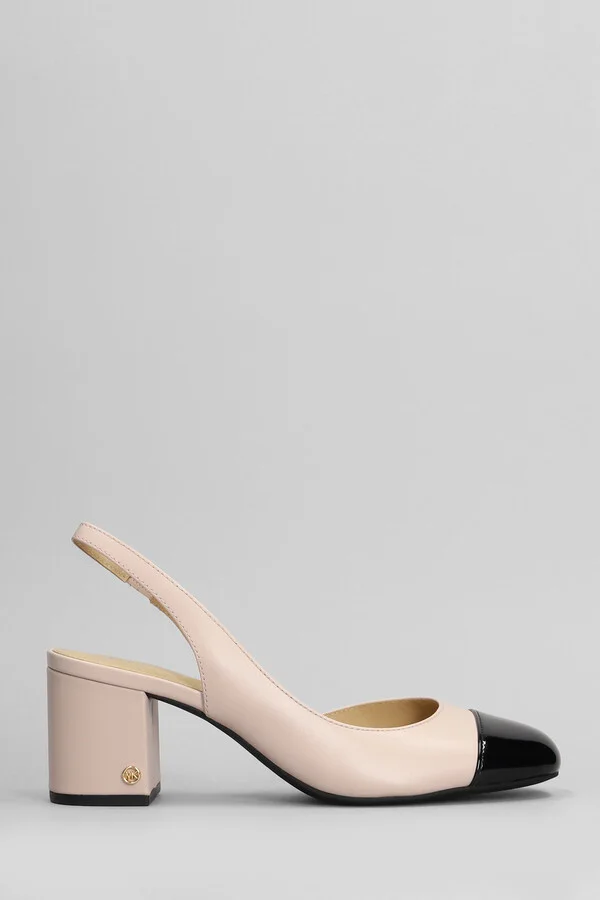 Perla Pumps In Rose-pink Leather