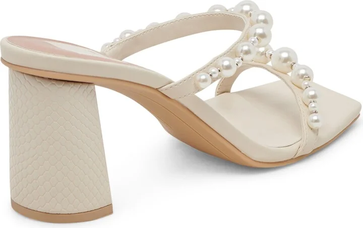 Perna Imitation Pearl Slide Sandal - Image 2