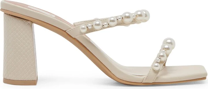 Perna Imitation Pearl Slide Sandal - Image 3