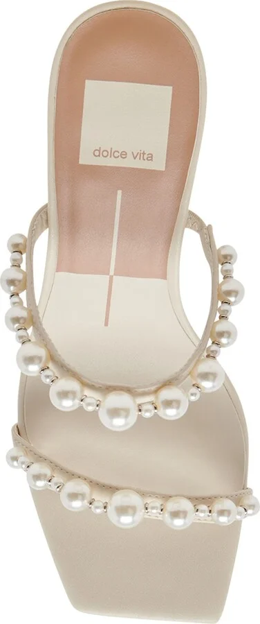 Perna Imitation Pearl Slide Sandal - Image 4