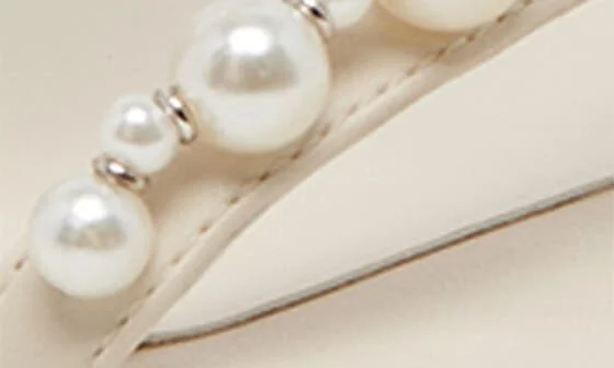 Perna Imitation Pearl Slide Sandal - Image 6