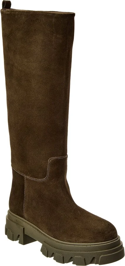 Perni 07 Suede Knee-High Boot