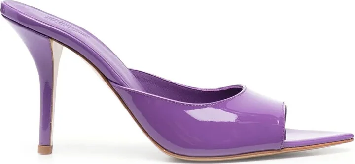 Perni 100mm patent leather sandals