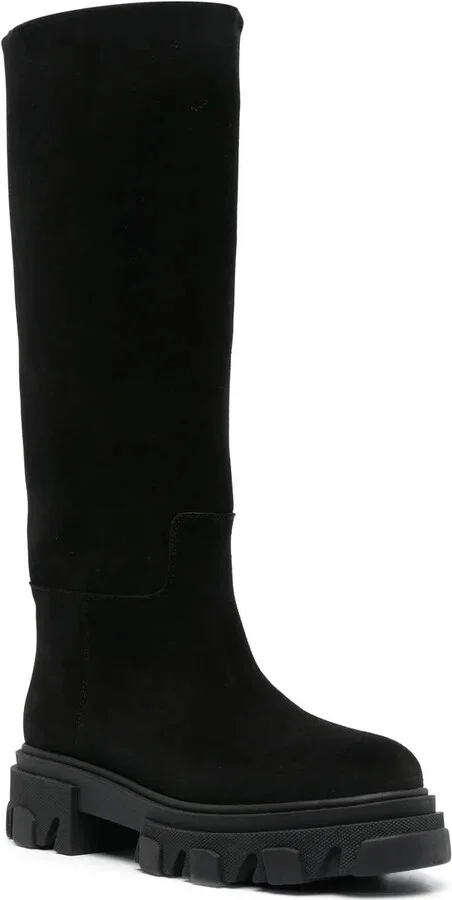 Perni Tubular suede knee-high boots - Image 2