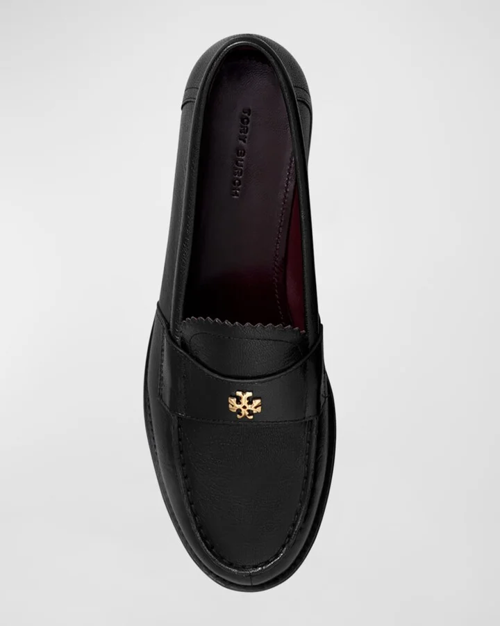 Perri Leather Mini Medallion Loafers - Image 2