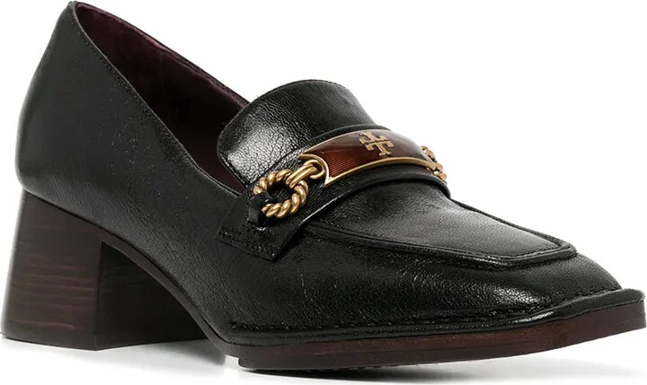 Perrine heeled leather loafer - Image 2