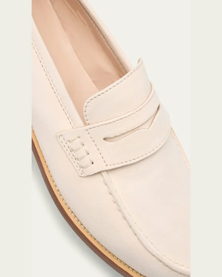 Perrita Classic Suede Penny Loafers - Image 10